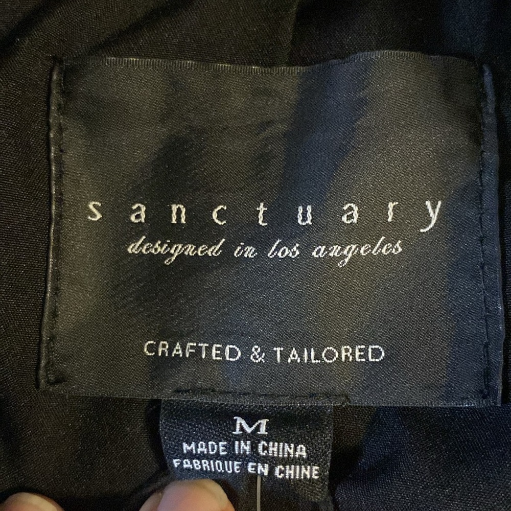 NEW Sanctuary Jacket Medium Town Flannel Shacket Plaid Pink Brown Oversized - Picture 11 of 16